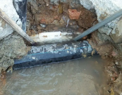 猇亭测漏水之水管漏水